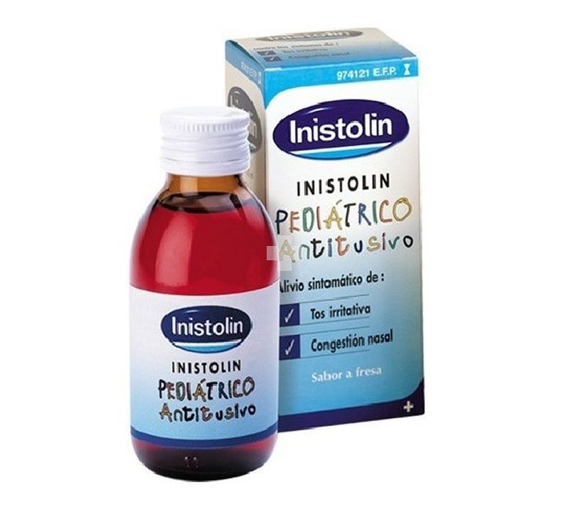Inistolin Pediatrico Tos Y Congestion 2 mg /ml + 6 mg /ml Jarabe - 1 Frasco De 120 ml