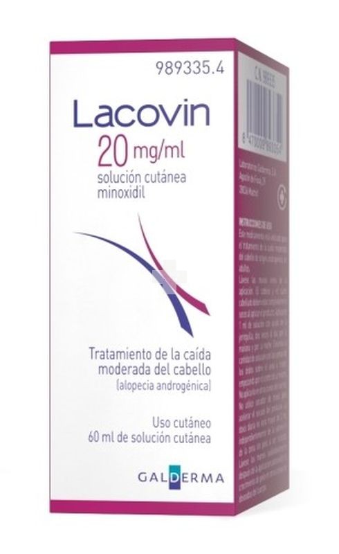 Lacovin 20 mg /ml Solución Cutánea - 1 Frasco De 60 ml