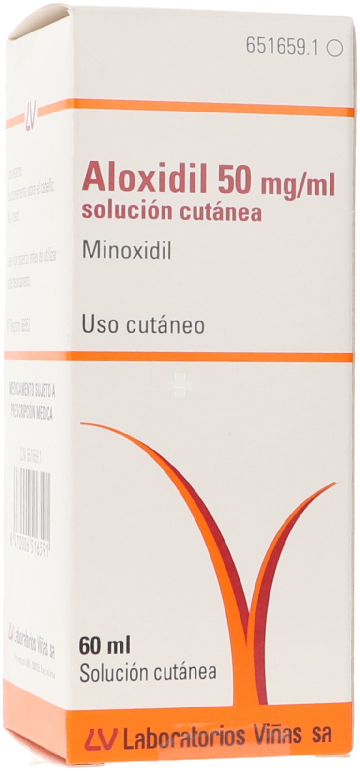 Aloxidil 50 mg /ml Solución Cutánea - 1 Frasco De 60 ml