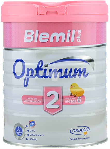 Blemil Plus 2 Optimum 800 g leche rica en compuestos presentes en la leche materna