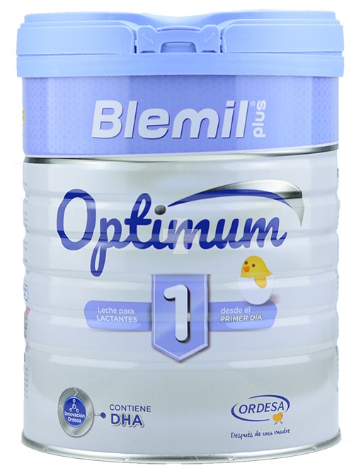 Blemil Plus 1 Optimum 800 leche para favorecer el desarrollo inmunológico y digestivo del bebé