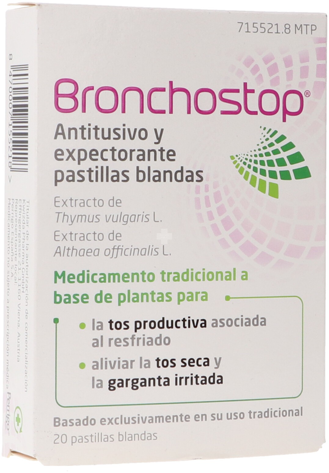 Bronchostop Antitusivo Y Expectorante Pastillas Blandas - 20 Pastillas