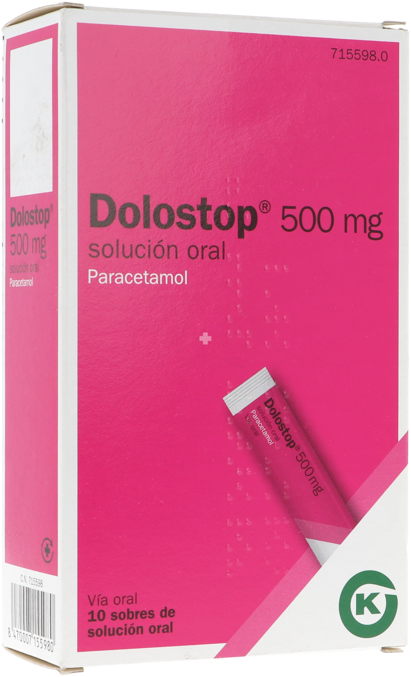 Dolostop 500 mg Solución Oral - 10 Sobres