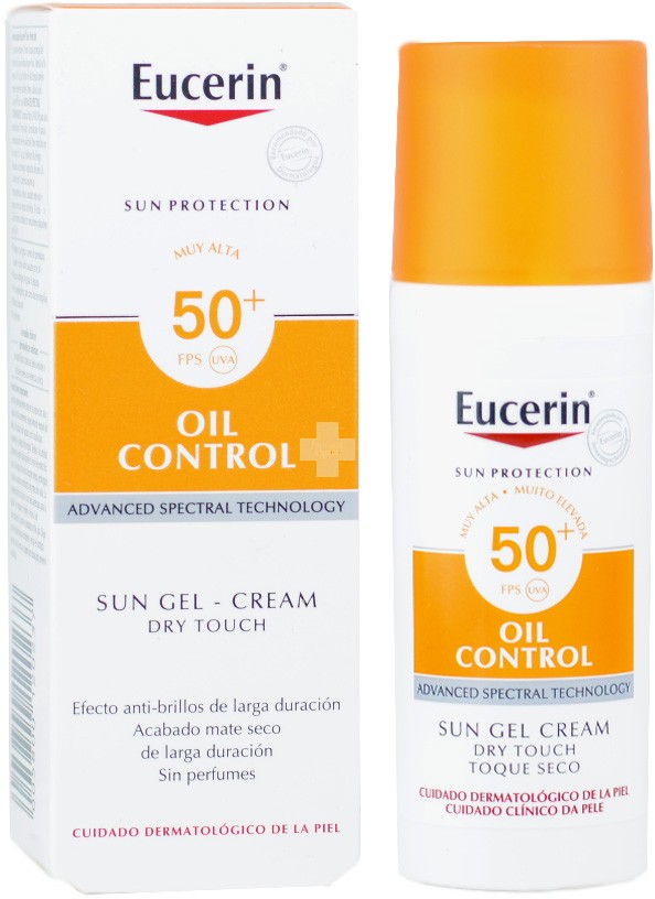 Eucerin Sun Gel-Creme Oil Control Toque Seco FPS 50+