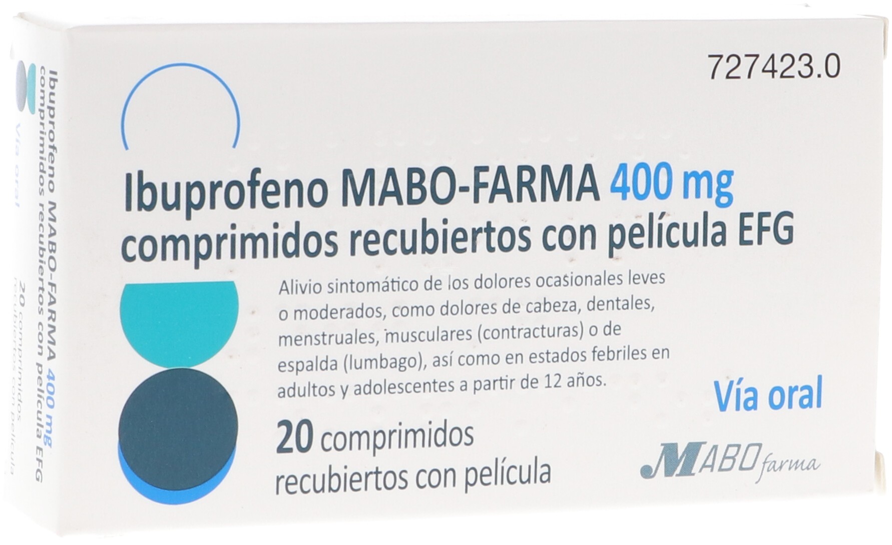 Ibuprofeno Mabo-Farma 400 mg 20 Comprimidos