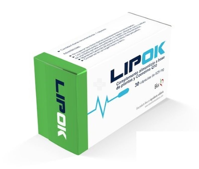 Lipok 30 cápsulas, seguro y eficaz en hipercolesterolemia