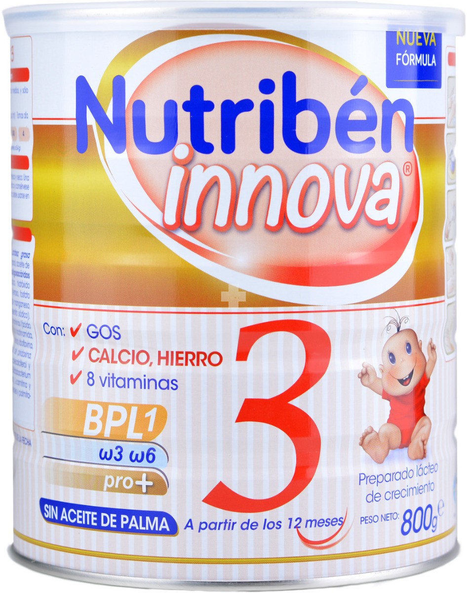 Nutriben Innova 3  800g con ácidos grasos esenciales para el crecimiento  
