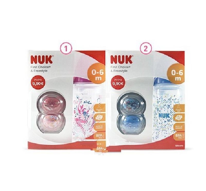 PACK NUK SILICON FREESTYLE