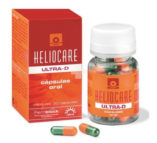 Heliocare Ultra D 30 Cápsulas, antioxidantes y fotoprotectoras