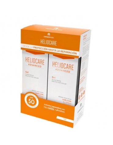 Duplo Heliocare Gel Protector Solar SPF50 200 ml, Fotoprotector de calidad para proteger y reparar tu piel.