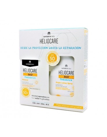 Pack Heliocare 360º Pediatrics Atopic Spray + Mineral