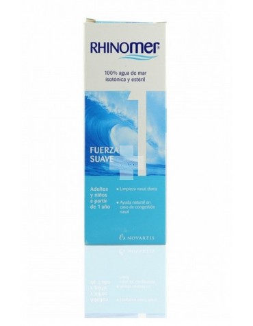 Rhinomer F-1 Limpieza Nasal Nebulizador 210 ml. Hidratación de las fosas nasales, alivia la congestión nasal.
