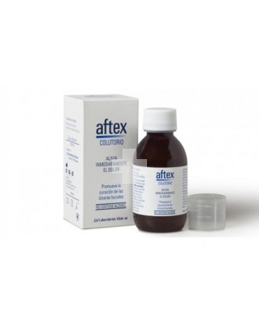 Aftex Colutorio 250 ml, reduce el dolor y promueve la curación rápida de las úlceras bucales