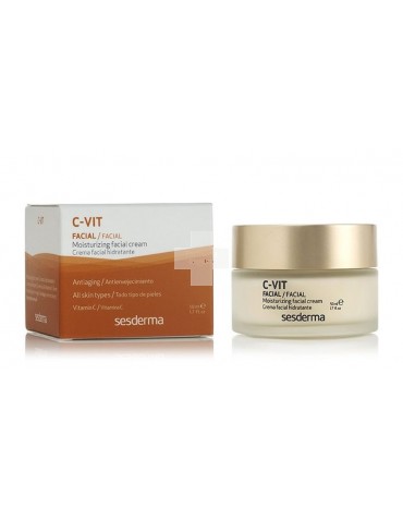C-Vit Crema Facial Hidratante 50 ml antioxidante y antiedad