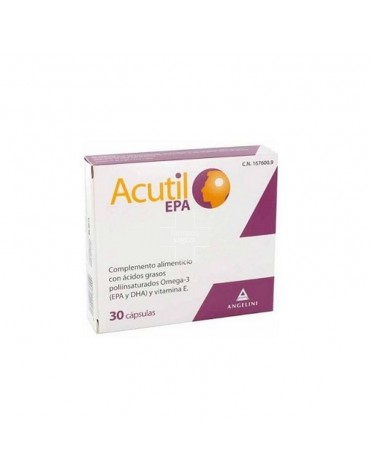 Acutil Epa 30 Cápsulas, con ácidos grasos poliinsaturados
