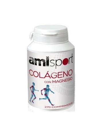 Amlsport Colágeno con Magnesio 270 comprimidos, cartílagos, piel, huesos y tendones