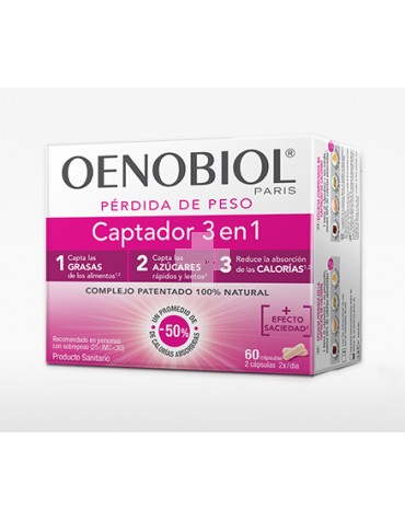OENOBIOL CAPTADOR 3 EN 1 - 60 CAPSULAS