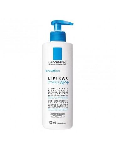 Lipikar Syndet AP 400ml. Apto para pieles atópicas y extremandamente secas.