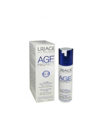 Uriage Age Protect Fluido Multiacción 40ml. Para pieles normales y mixtas, actúa sobre los signos de la edad y agresiones externas.