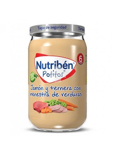 Nutribén Potito Jamón Ternera Verduras 235 g