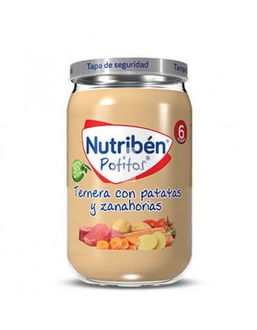 Nutribén Potito Grandote Ternera y Patatas 235 g