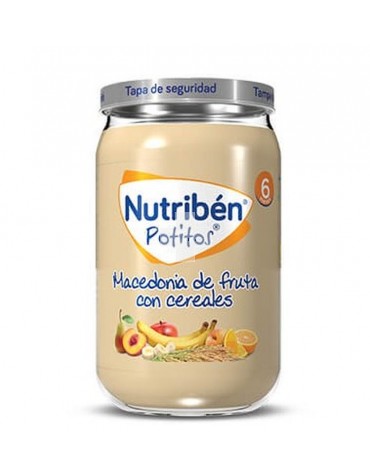 Nutribén Potito Macedonia de Fruta con Cereales 235g