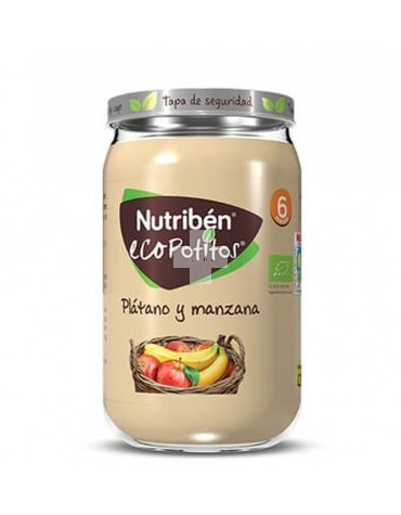 Nutribén Potito Selección de plátano y manzana 235 g