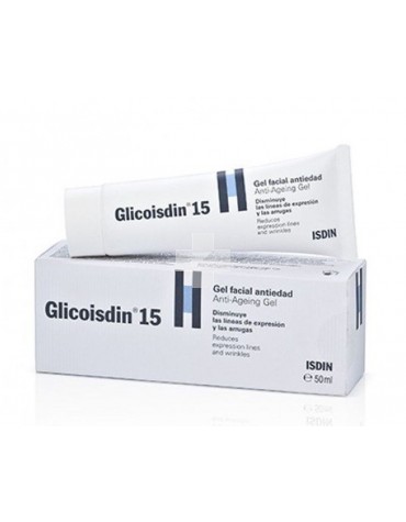 Glicoisdin Gel Antiedad 15% 50ml. tratamiento antiedad para pieles mixtas y grasas.