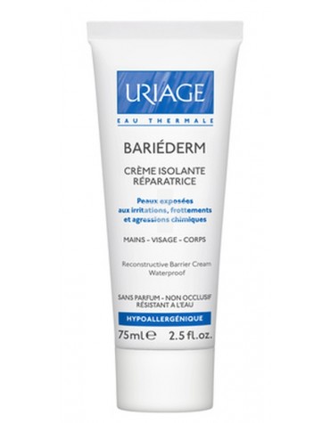 Uriage Bariederm Crema 75ml. tratamiento de pieles frágiles y agredidas.