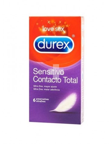 Durex Sensitivo Contacto Total 6 uds