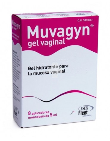 Muvagyn gel vaginal 8 aplicadores de 5 ml