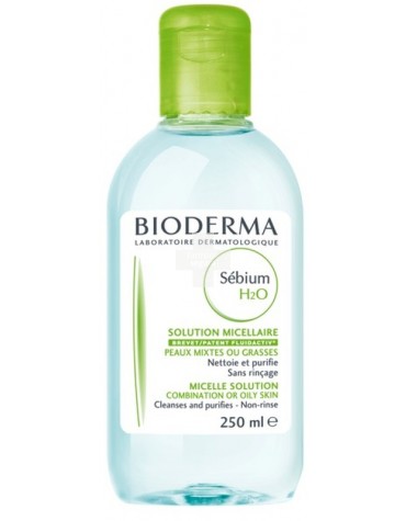  Bioderma Sebium H2O Solución Micelar 250 ml. Limpia y desmaquilla pieles mixtas y grasas.