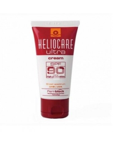 Heliocare Ultra Crema SPF90 50ml. Apto para pieles muy claras y sensibles al daño solar.