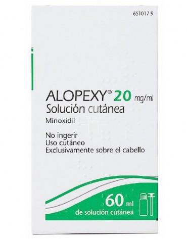 Alopexy 20 mg/ml solución cutánea 60 ml 