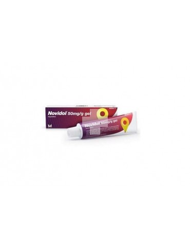 NOVIDOL 50 mg/g GEL , 1 tubo de 60 g