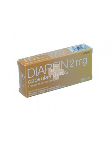 DIARFIN 2 mg CAPSULAS DURAS , 10 cápsulas
