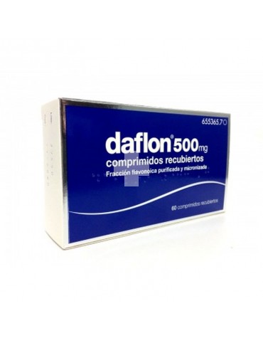 Daflon 500 mg 60 Comprimidos Recubiertos.