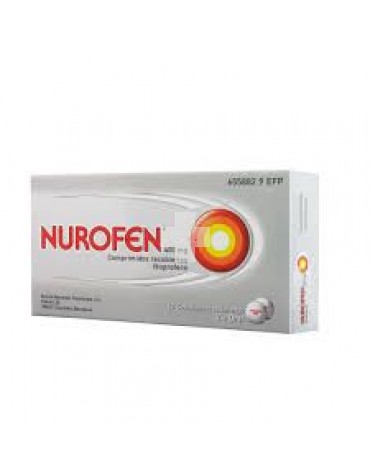 Nurofen 400 mg Comprimidos Recubiertos - 12 Comprimidos