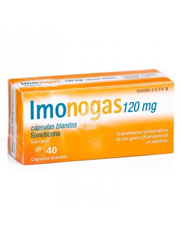 IMONOGAS 120 mg 40 cápsulas blandas