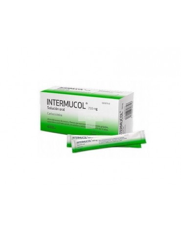 INTERMUCOL 750 mg SOLUCION ORAL , 12 sobres