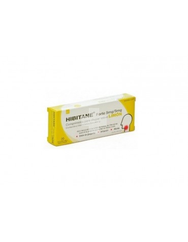 Hibitane 5 mg/5 mg Comprimidos Para Chupar Sabor Limon - 20 Comprimidos