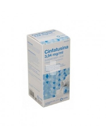 CINFATUSINA 3,54 mg/ml SUSPENSIÓN ORAL, 1 frasco de 120 ml (vidrio)