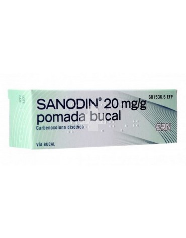 Sanodin 20 mg/G Pomada Bucal - 1 Tubo De 15 g