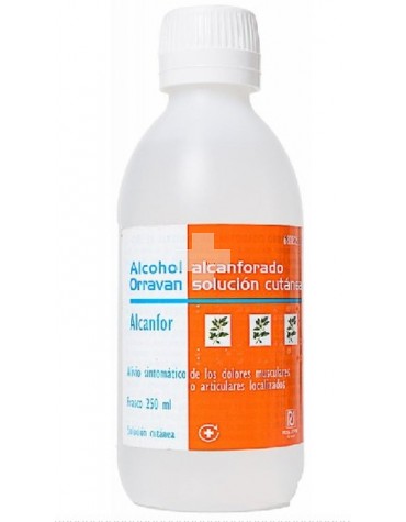 Alcohol Alcanforado Orravan Solución Cutanea - 1 Frasco De 250 ml
