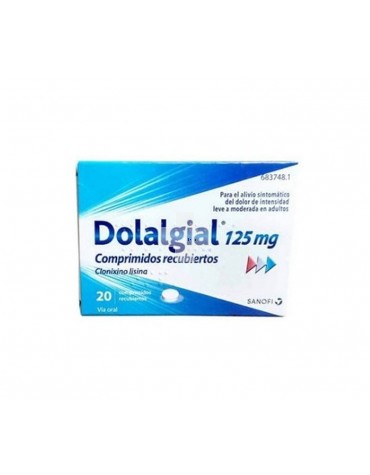 Dolalgial Clonixino Lisina 125 mg Comprimidos Recubiertos - 20 Comprimidos