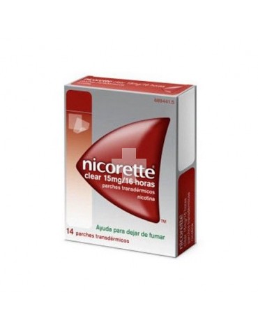 NICORETTE CLEAR 15 mg/16 HORAS 14 PARCHES TRANSDERMICOS