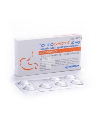 NORMOGASTROL 20 mg 14 COMPRIMIDOS GASTRORRESISTENTES EFG