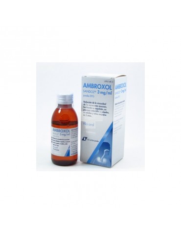 Ambroxol Sandoz Care 3 mg /ml Jarabe Efg - 1 Frasco De 125 ml