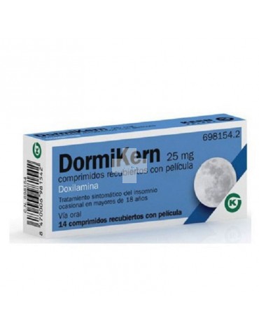 Dormikern 25 mg Comprimidos Recubiertos Con Pelicula - 14 Comprimidos