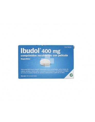Ibudol 400 mg Comprimidos Recubiertos Con Pelicula - 20 Comprimidos
